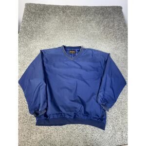 VTG Forrester's Jacket Mens XL Blue Windbreaker Lined USA Made Polyester